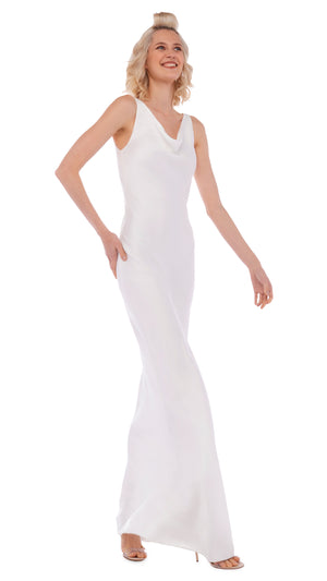 DEEP DRAPE NECK GOWN #5 Thumbnail