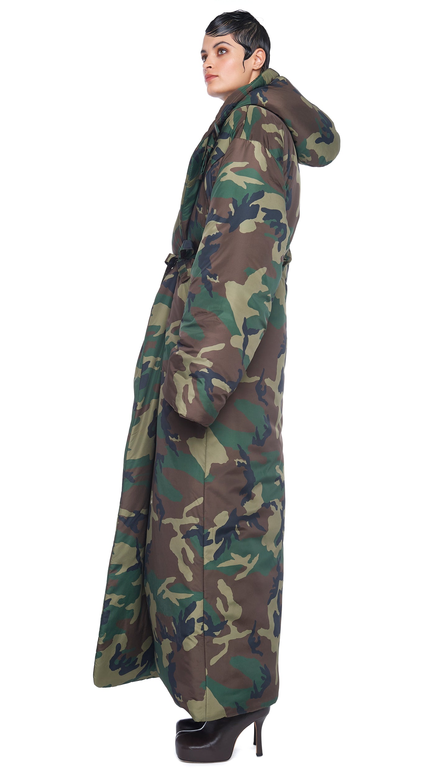 Norma kamali sleeping bag coat camo new arrivals