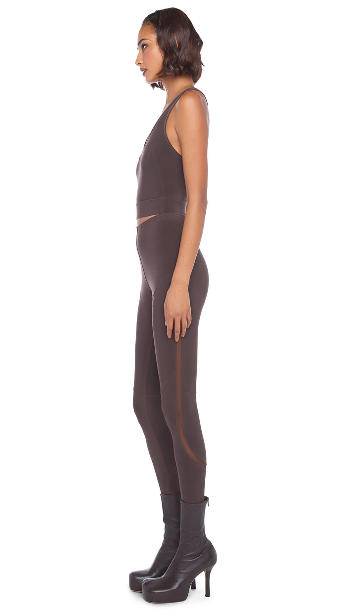 DIAGONAL LEGGING W/ MESH INSERT #2