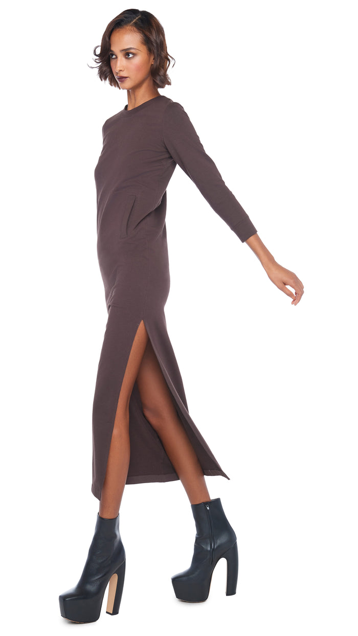3/4 SLEEVE TAILORED TERRY GOWN #7