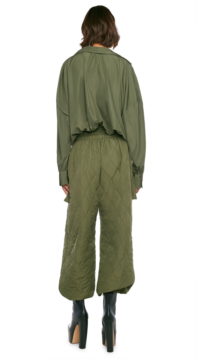 QUILTED OVERSIZED CARGO PANT #3