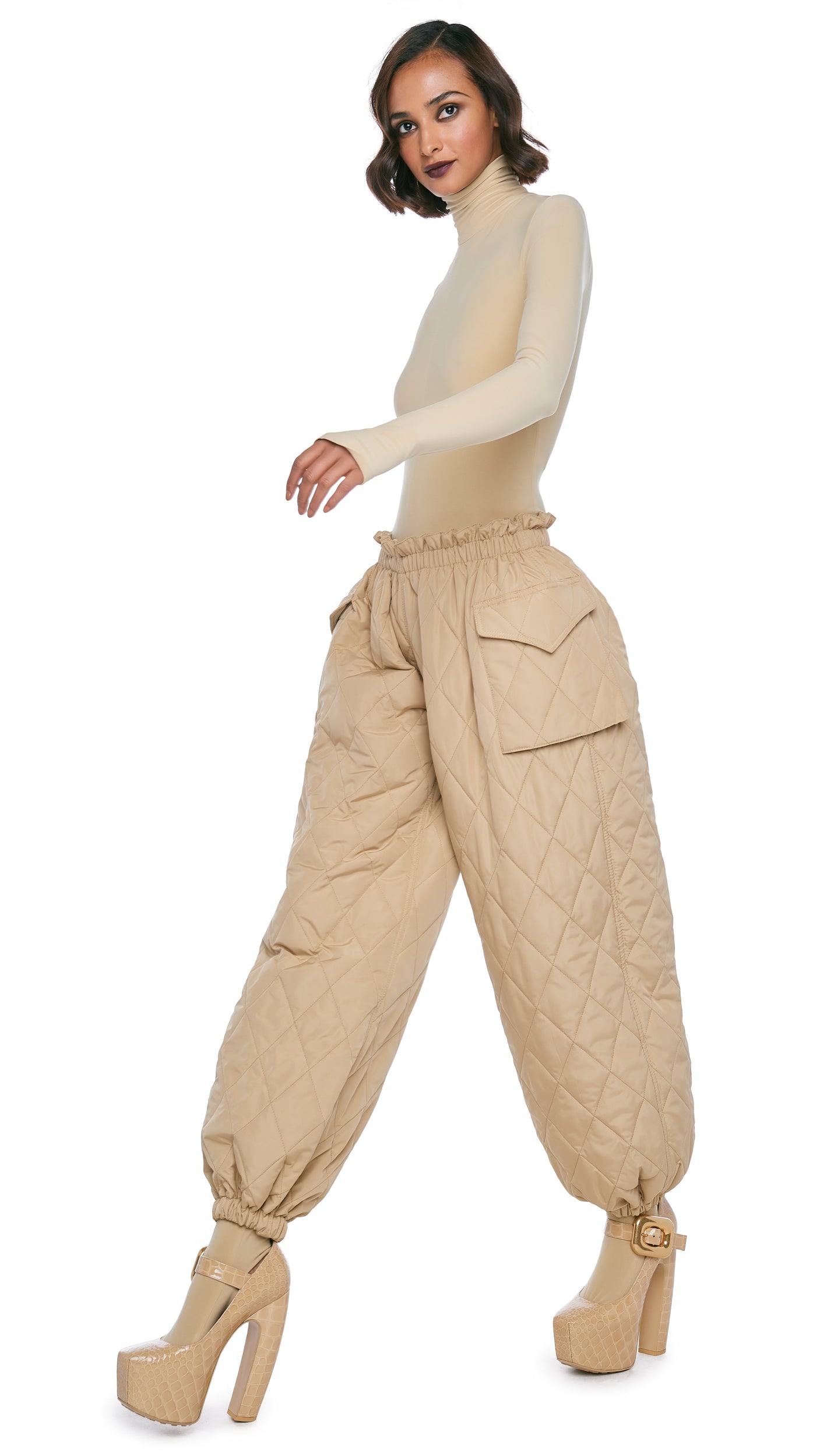 Honrane Women Pants Deep Crotch Women Cargo Pants Keep Trendy Oversized  Army Green S at Amazon Women's Clothing store