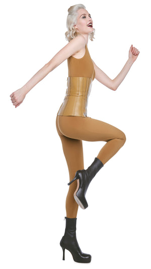 ONE SHOULDER CATSUIT W/ FOOTSIE #7 Thumbnail