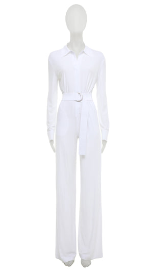 NK SHIRT STRAIGHT JUMPSUIT #1 Thumbnail