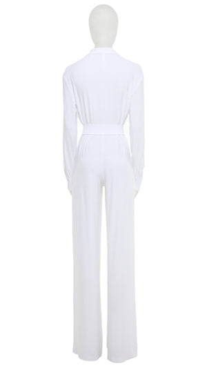 NK SHIRT STRAIGHT JUMPSUIT #3 Thumbnail