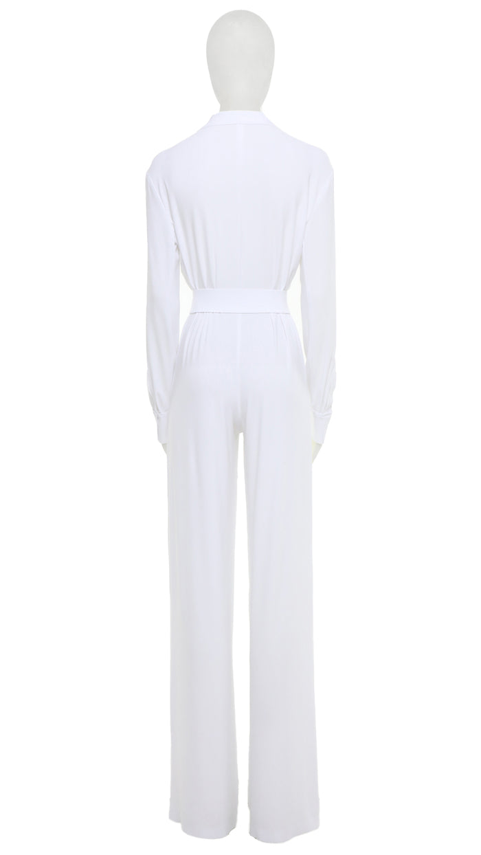 NK SHIRT STRAIGHT JUMPSUIT #3