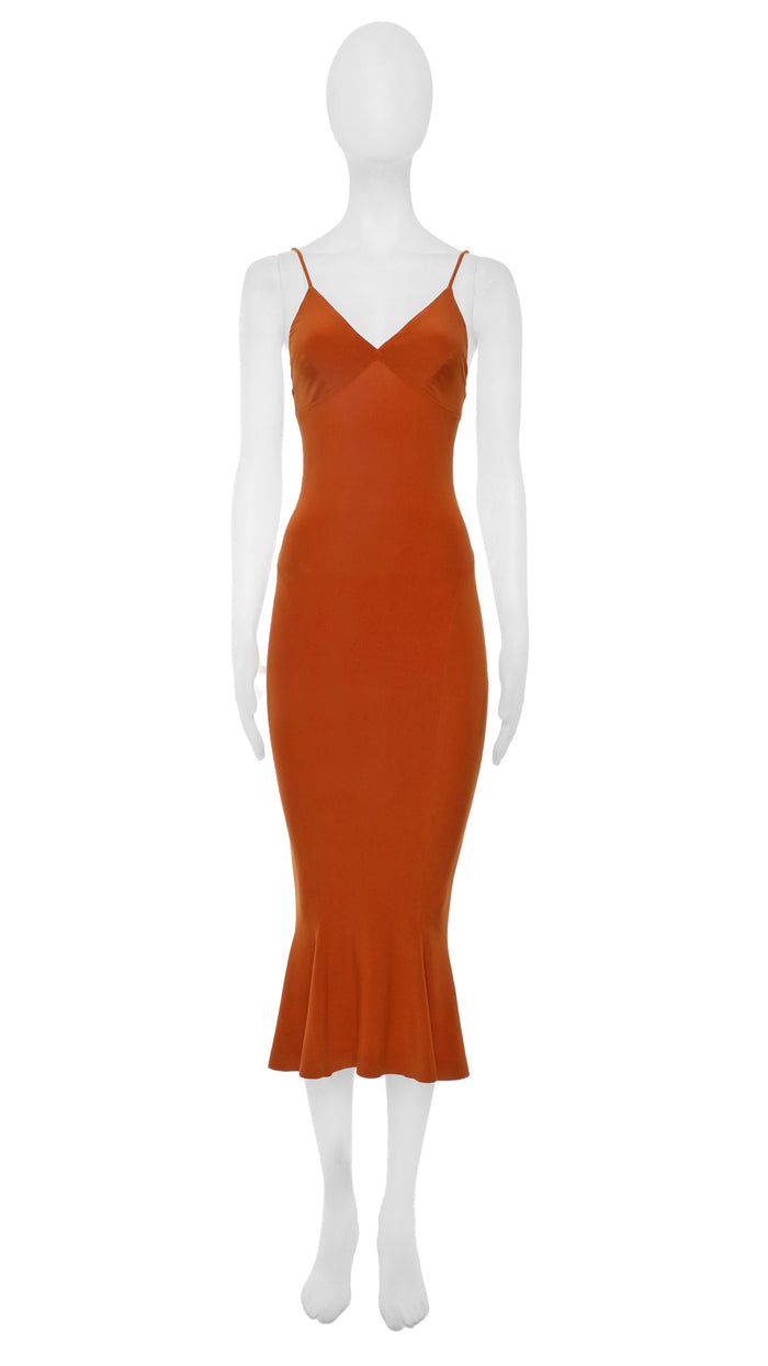 SLIP FISHTAIL DRESS #1