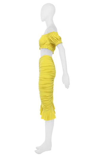 SHIRRED RUFFLE SKIRT #2 Thumbnail