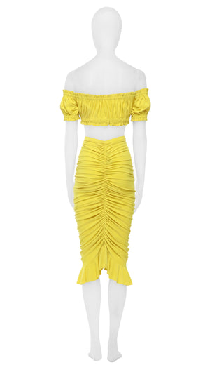 SHIRRED RUFFLE SKIRT #3 Thumbnail