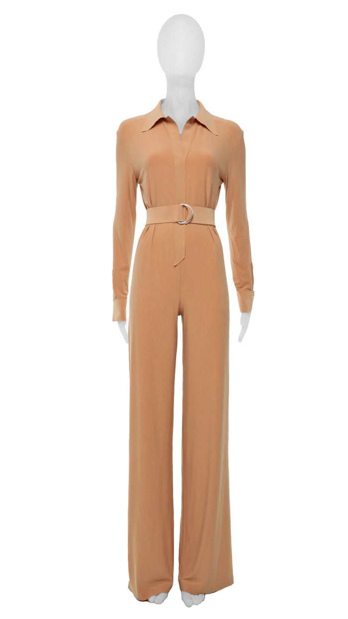 NK SHIRT STRAIGHT JUMPSUIT #1