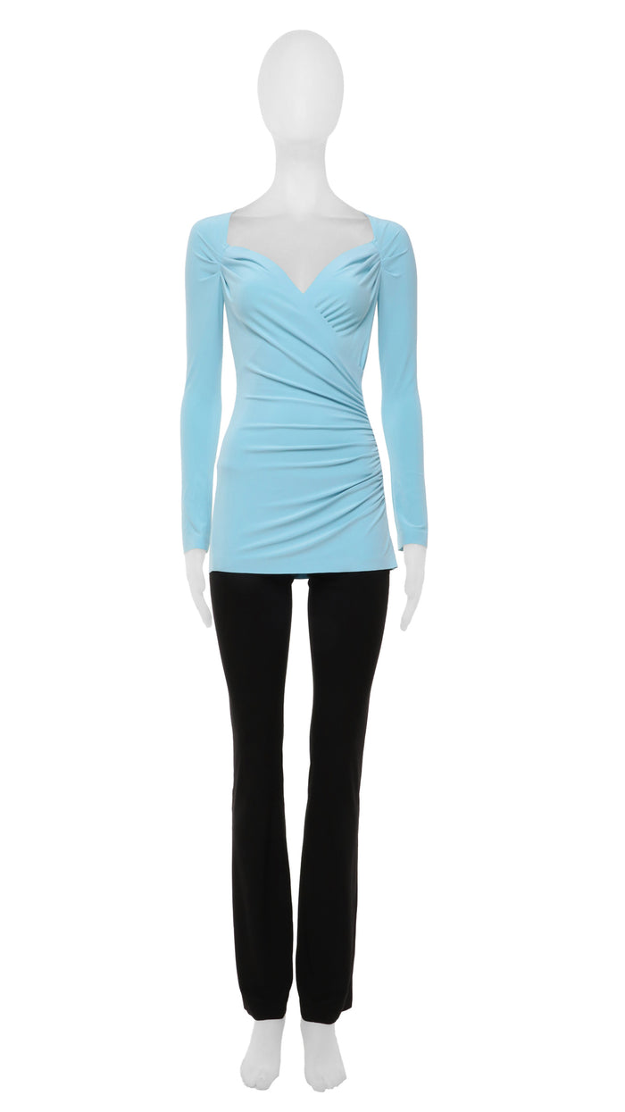SWEETHEART SIDE DRAPE TOP #4