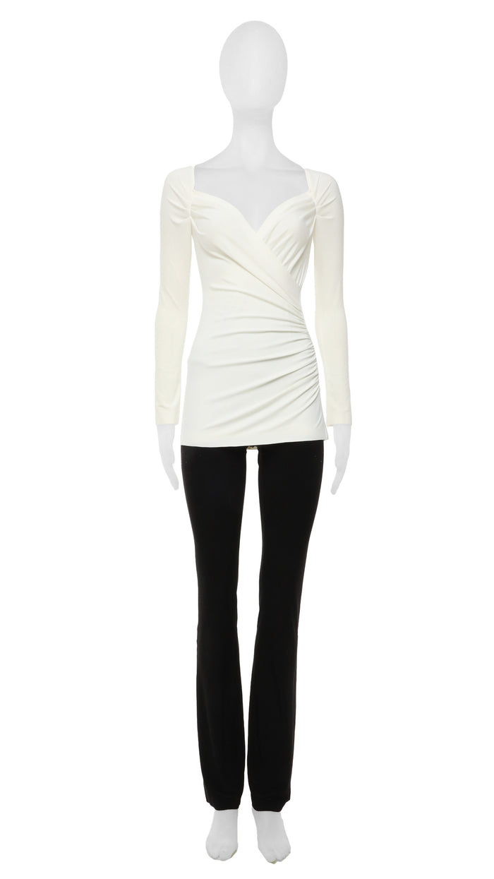 SWEETHEART SIDE DRAPE TOP #4