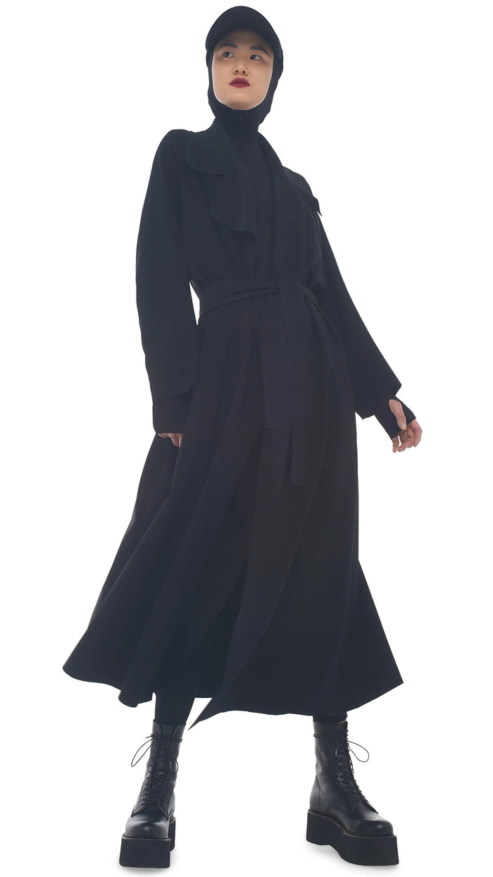 DOLMAN 80'S FLARED TRENCH #4