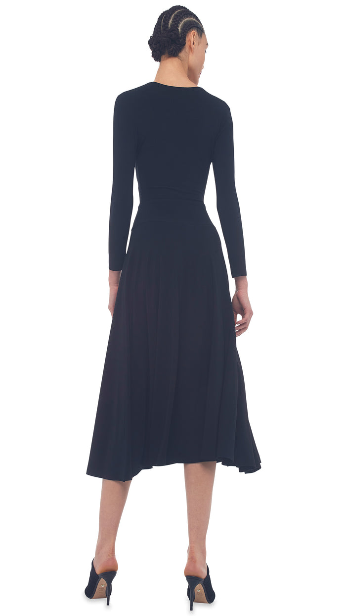 WEAVE FLARED DRESS #3