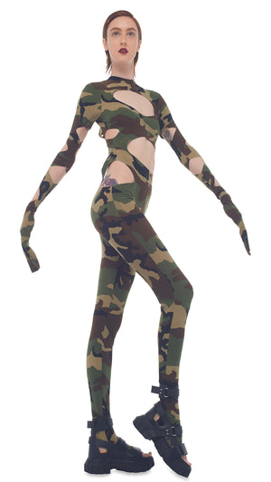 LONG SLEEVE AZTEC CATSUIT #5 Thumbnail