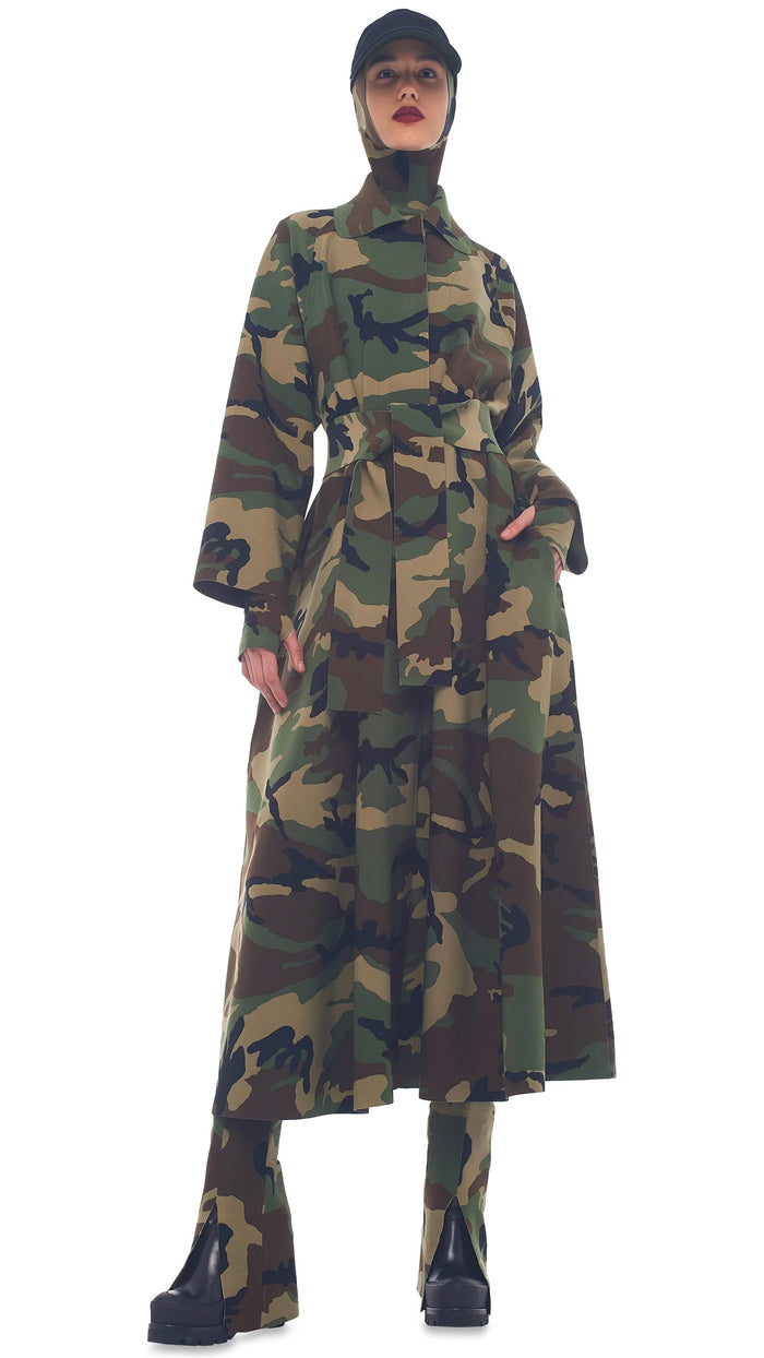 DOLMAN 80'S FLARED TRENCH #1