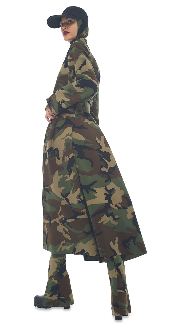 DOLMAN 80'S FLARED TRENCH #5