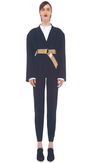SINGLE BREASTED JUMPSUIT #1 Thumbnail