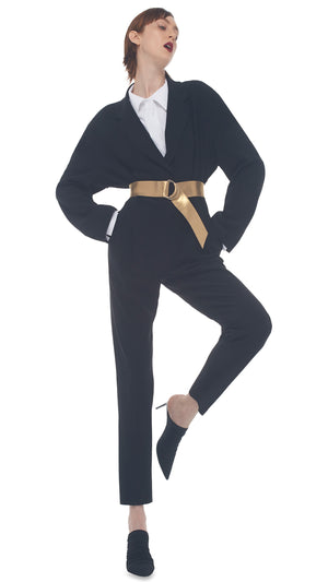 SINGLE BREASTED JUMPSUIT #4 Thumbnail