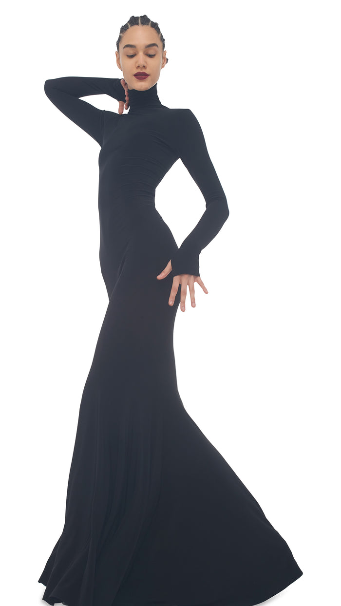 TURTLE X FISHTAIL GOWN #4