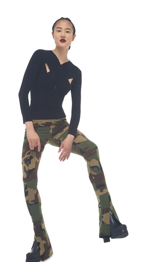 LONG SLEEVE WEAVE TOP #5 Thumbnail