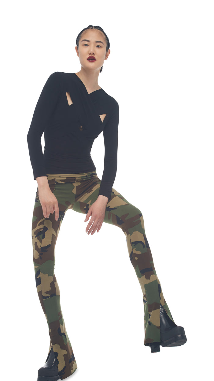 LONG SLEEVE WEAVE TOP #5