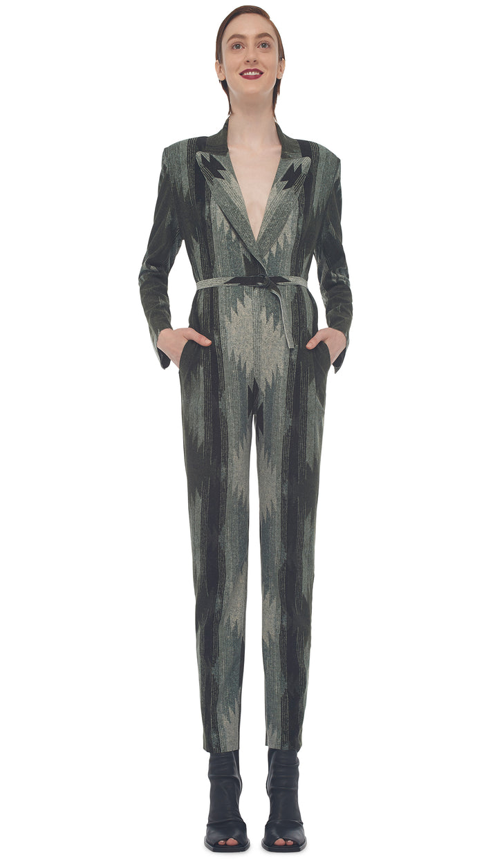SINGLE BREASTED JUMPSUIT #1