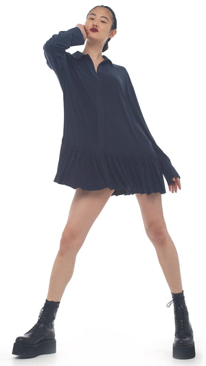 OVERSIZE BF RUFFLE NK SHIRT #4 Thumbnail