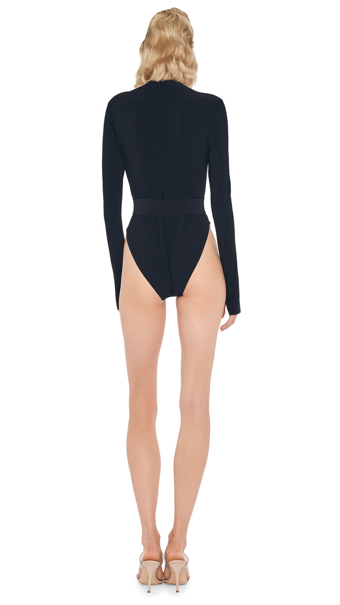 LONG SLEEVE U NECK BODYSUIT #3