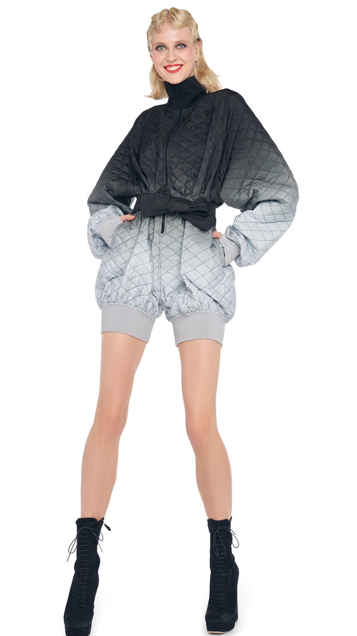 QUILTED BOMBER JUMPSHORT #4