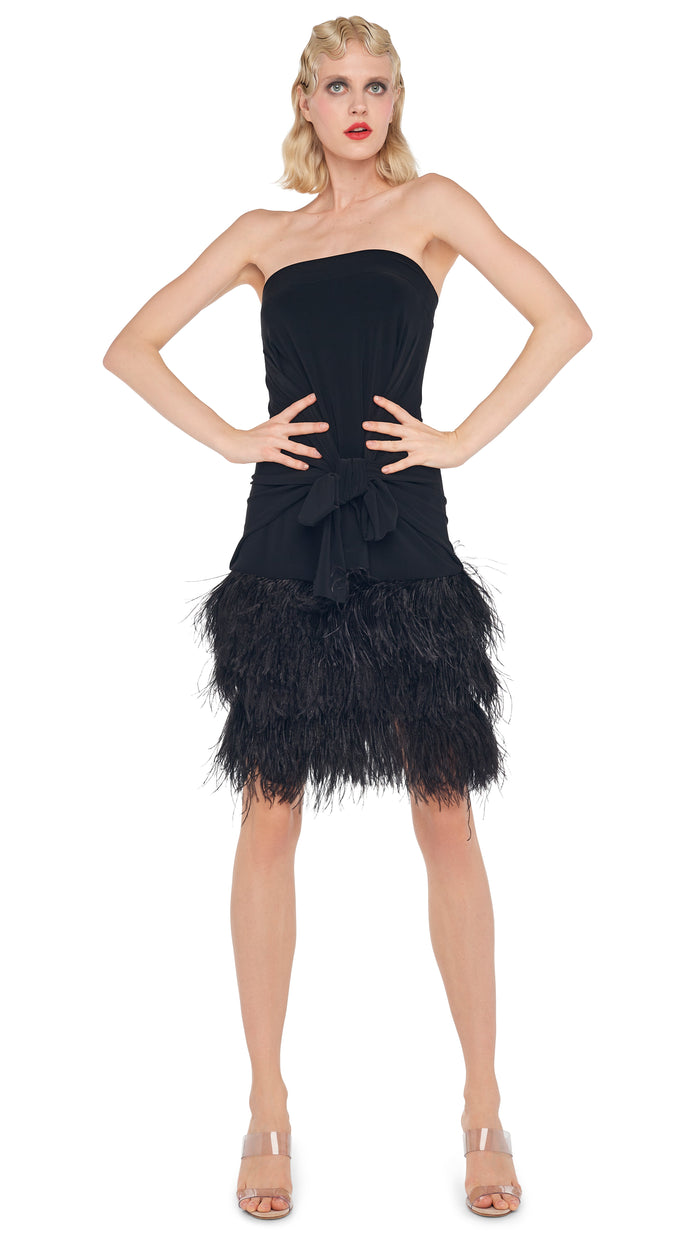 FEATHER ALL IN ONE MINI DRESS #5