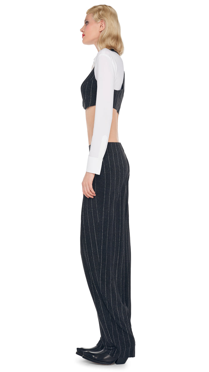 LOW RISE PLEATED TROUSER #2