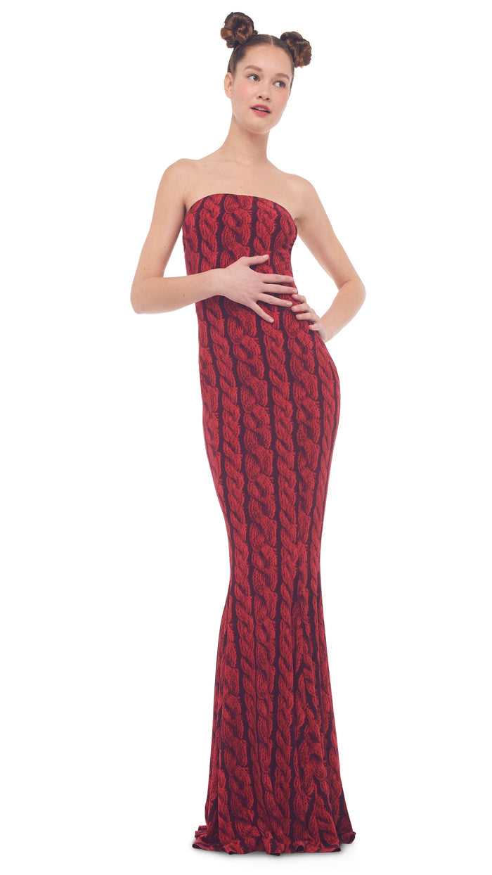STRAPLESS FISHTAIL GOWN #5