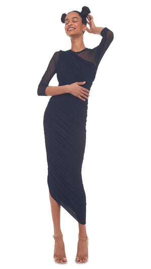 long sleeve diana maxi dress DIANA TAFFETA CUT-OUT MAXI DRESS | CULT MIA
