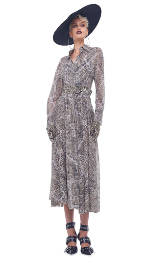 NK SHIRT FLARED DRESS #1 Thumbnail