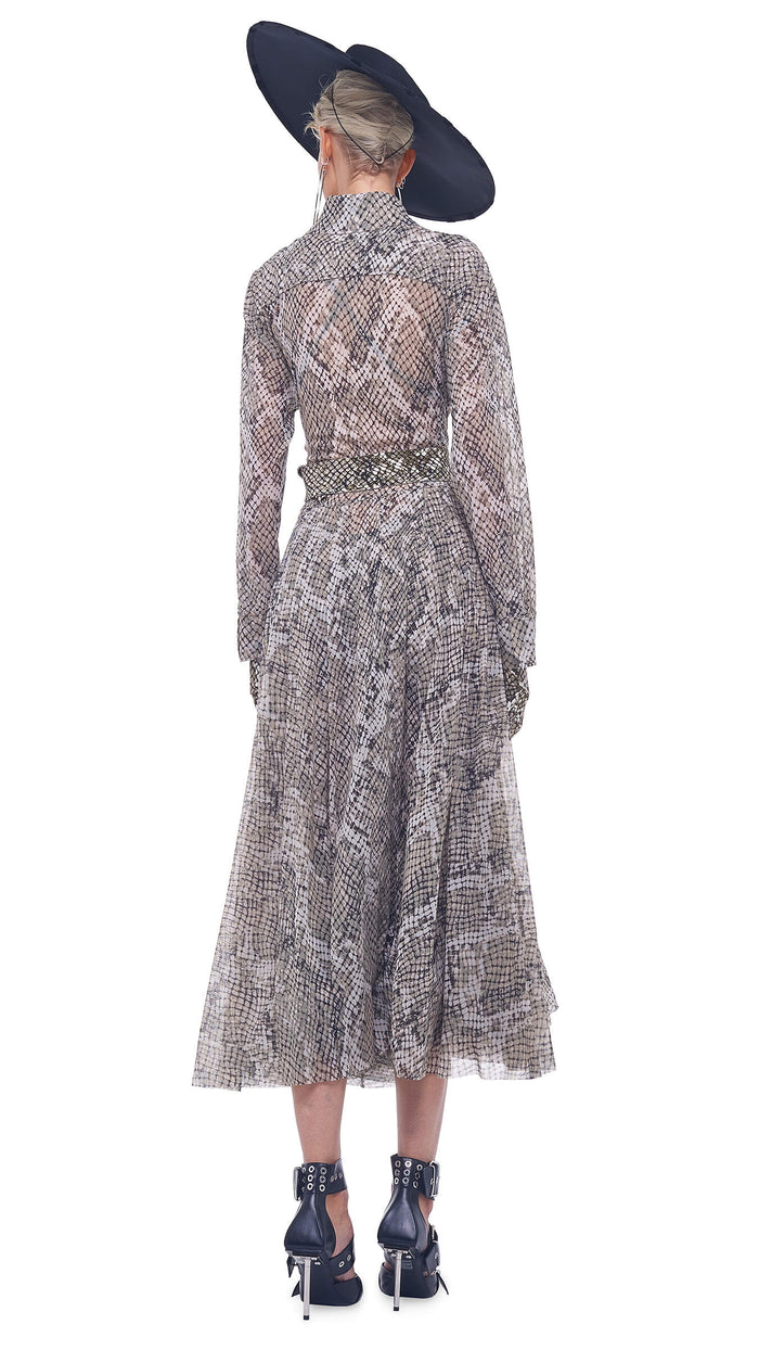 NK SHIRT FLARED DRESS #3