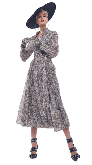 NK SHIRT FLARED DRESS #4 Thumbnail