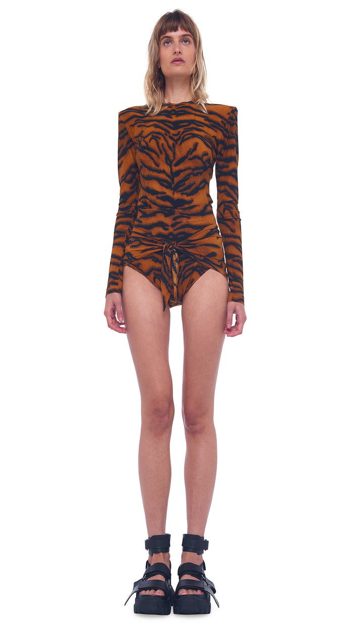 SHOULDER PAD CREW TOP #1