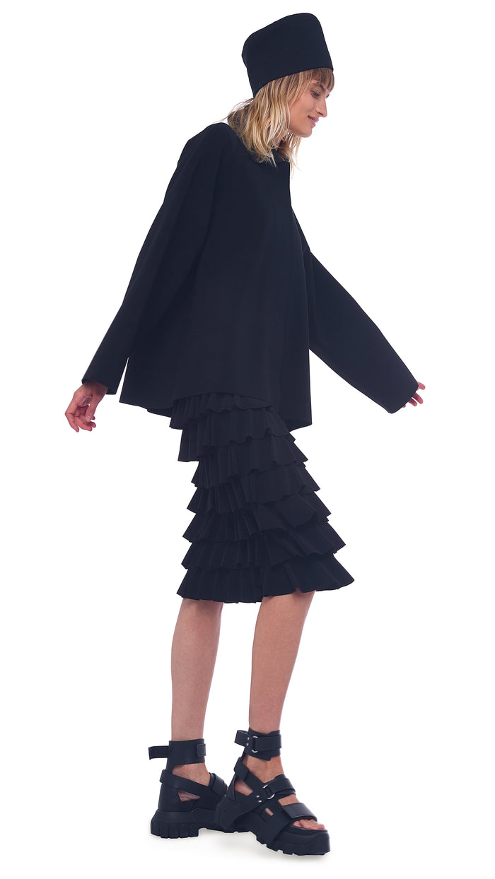 RUFFLE SKIRT TO THE KNEE #10