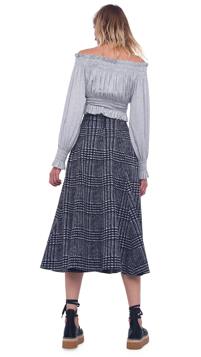 CROPPED PEASANT TOP #3