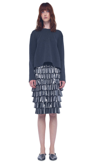 RUFFLE SKIRT TO THE KNEE #1 Thumbnail