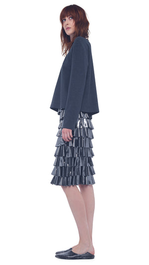 RUFFLE SKIRT TO THE KNEE #2 Thumbnail