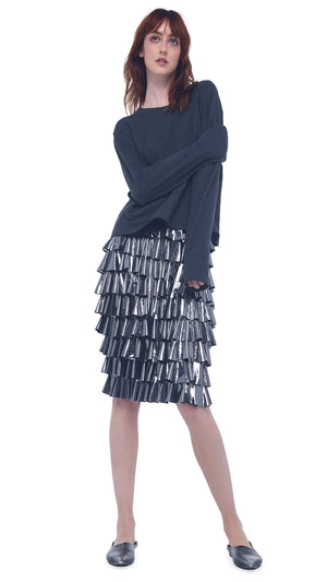 RUFFLE SKIRT TO THE KNEE #4 Thumbnail