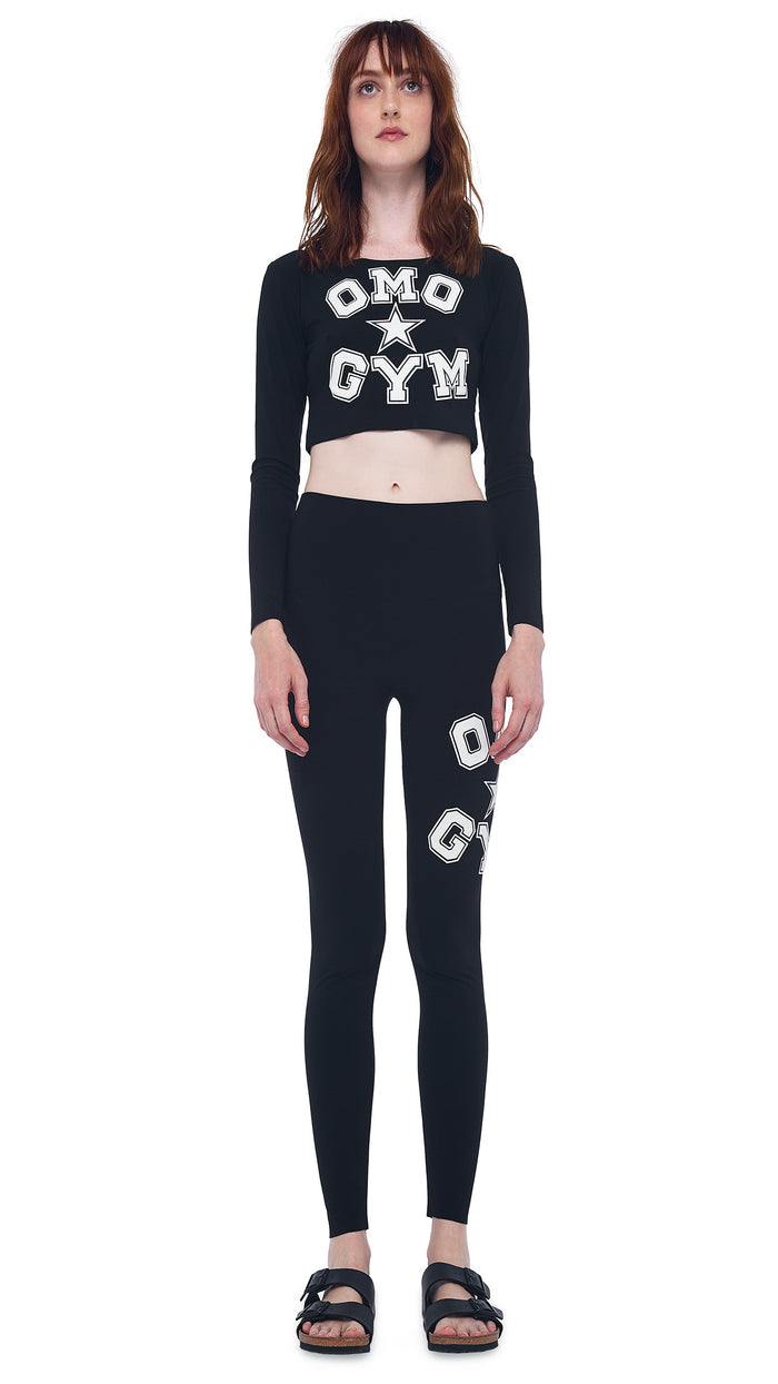 OMO LONG SLEEVE CROP TOP #1