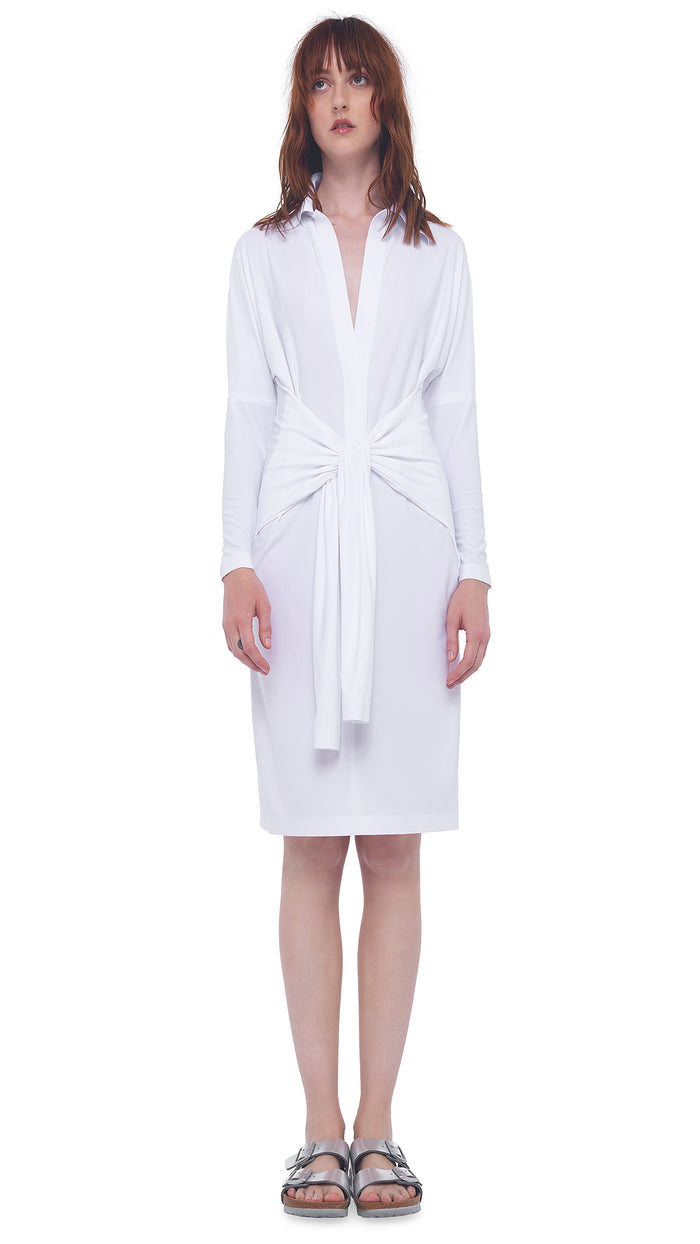 TY FRONT NK SHIRT DRESS #1
