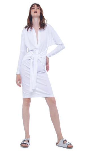 TY FRONT NK SHIRT DRESS #4 Thumbnail