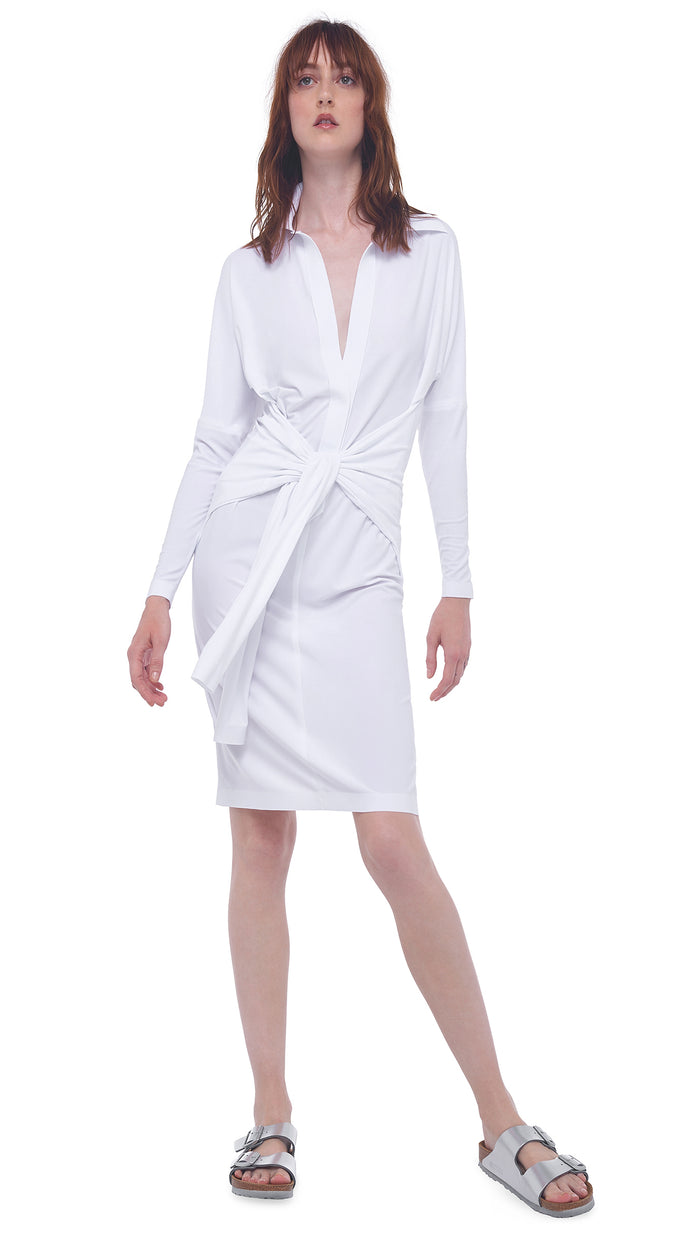 TY FRONT NK SHIRT DRESS #5