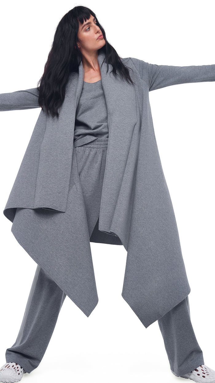 UNEVEN BLANKET COAT #5