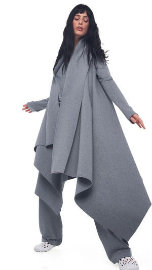 UNEVEN BLANKET COAT #4 Thumbnail