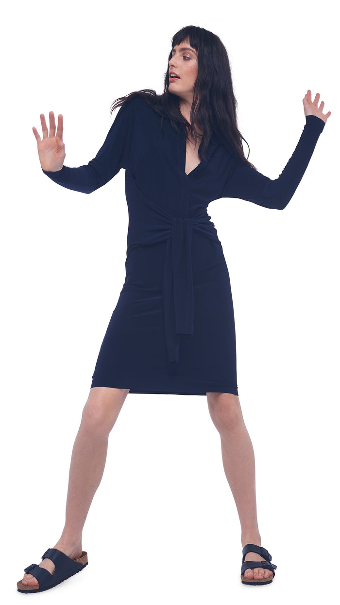 TY FRONT NK SHIRT DRESS #4